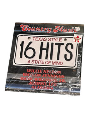 Vintage Country Music Texas Style State Of Mind 12" Black Vinyl LP 1984 Quality